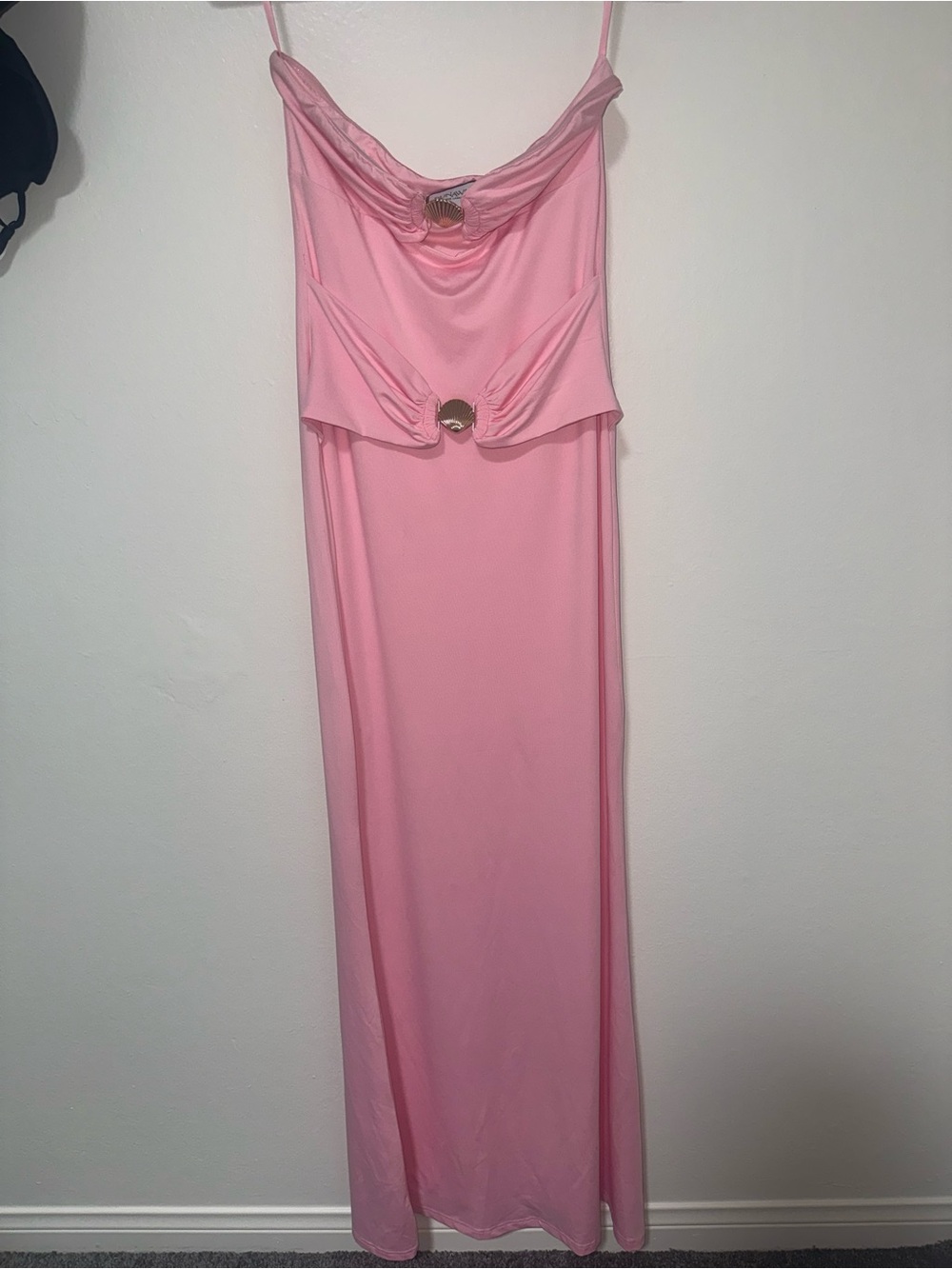 Runaway the label pink maxi dress